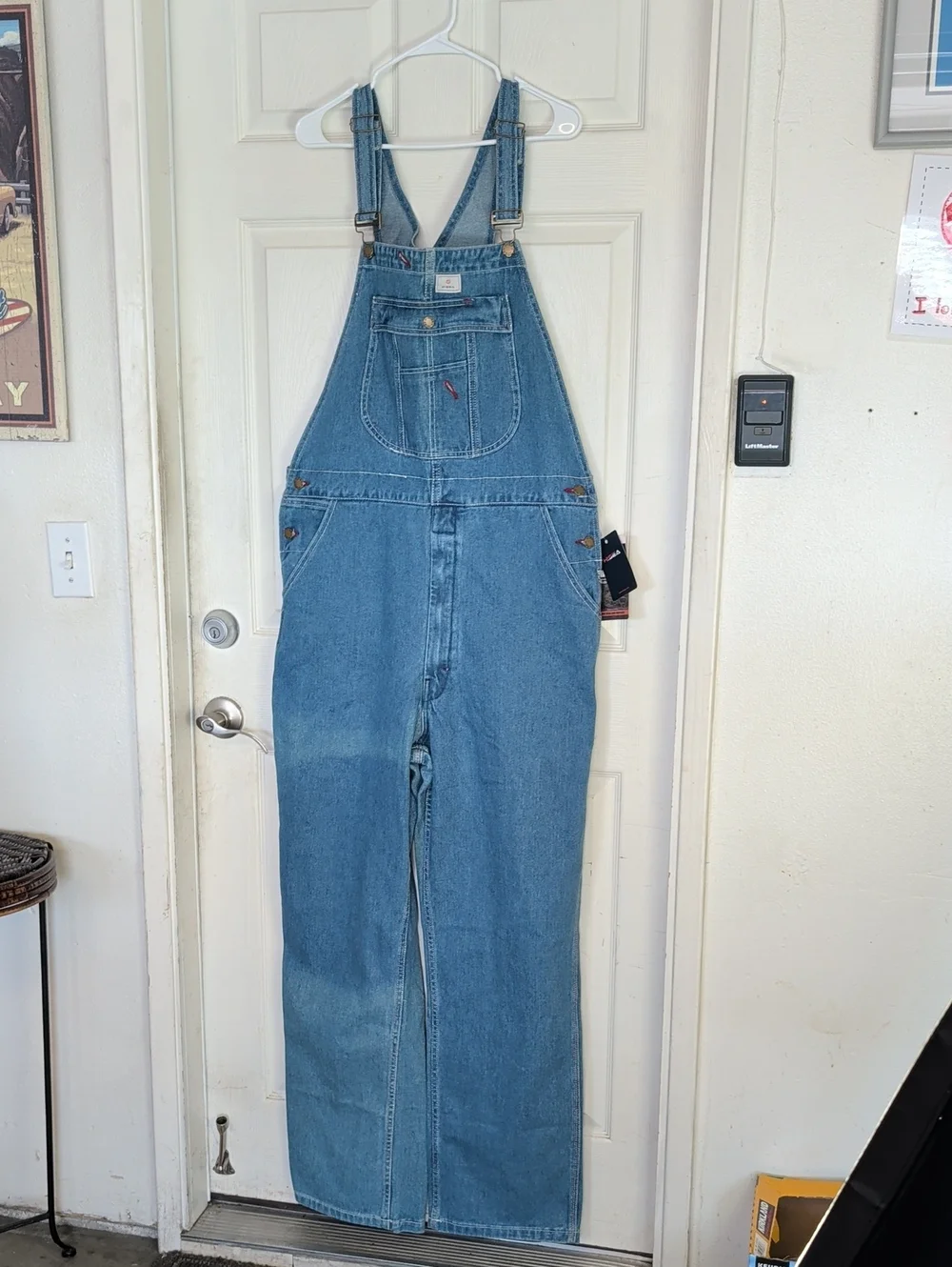 Hisea bib overalls 38x34 NWT Flawed.